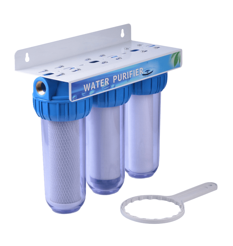 Purificador de agua doméstico de 3 etapas para uso doméstico Purificador de agua BR10B4