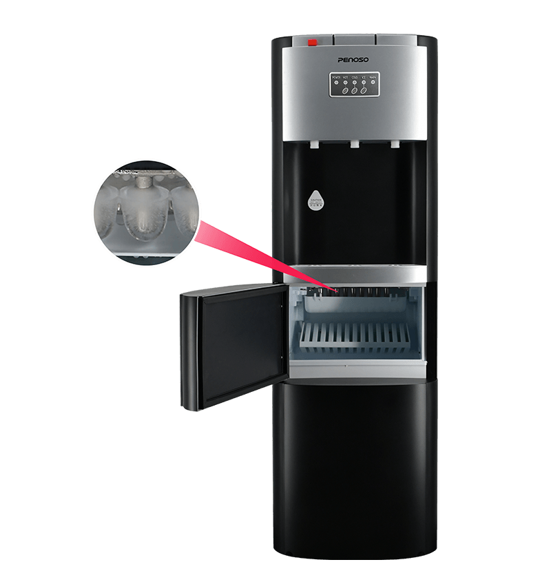 detail of Dispensador de agua con máquina de hielo PS-ICE-218